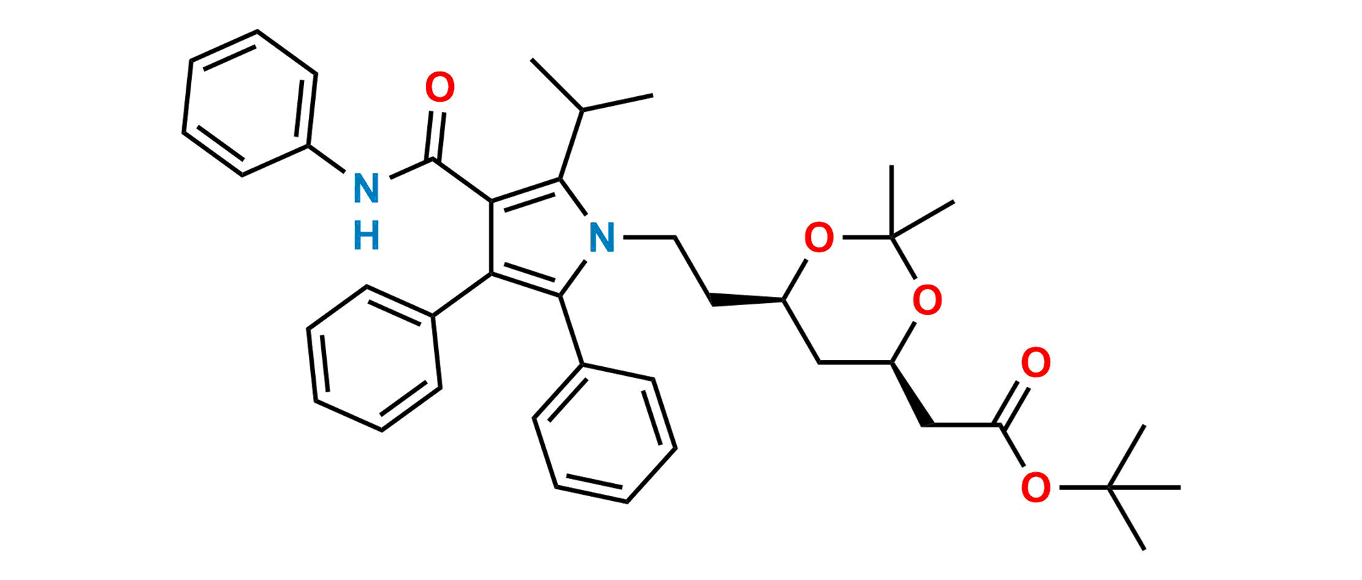 Defluoro Atorvastatin Acetonide tert-Butyl Ester 